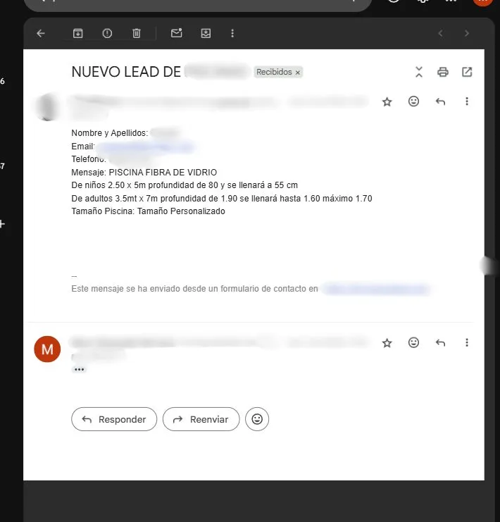 Leads a través de la web